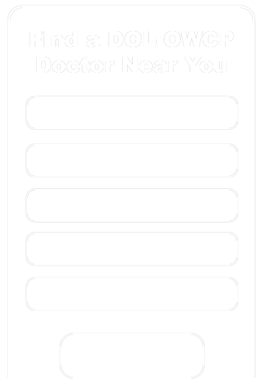 find dol owcp fed comp doctor